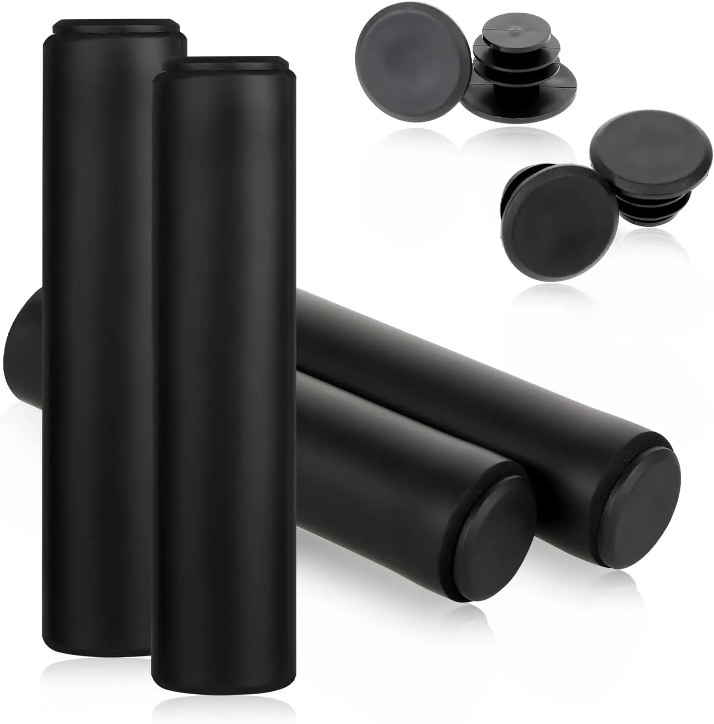 2 Pairs Bike Handle Grips, Foam Comfortable Shock Absorption Bike Handlebar Grips Sponge Covers Anti-Slip Handlebars Grip Compatible with Mountain, Scooter