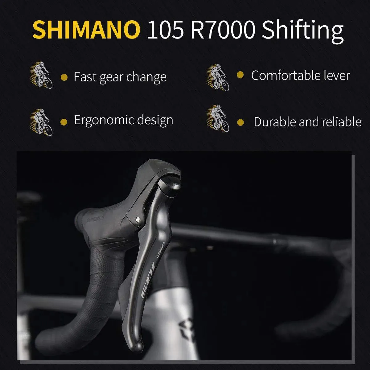 A7 Full Integrated Carbon Fiber Bike 22S