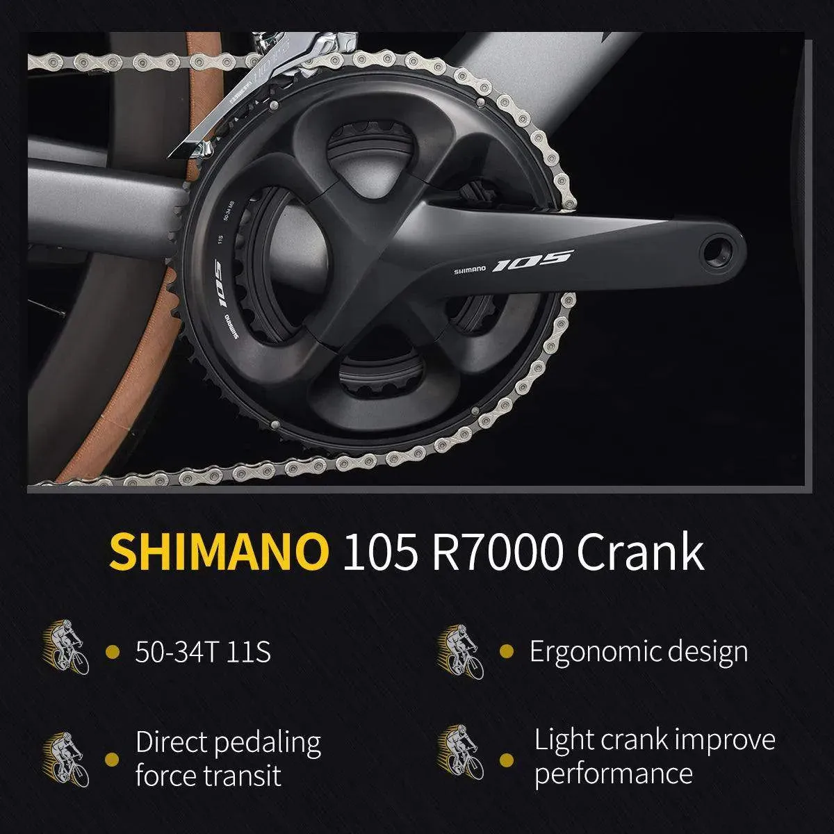 A7 Full Integrated Carbon Fiber Bike 22S