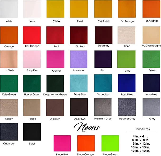 Acrylic Felt Craft Sheet Packs | Grey 451