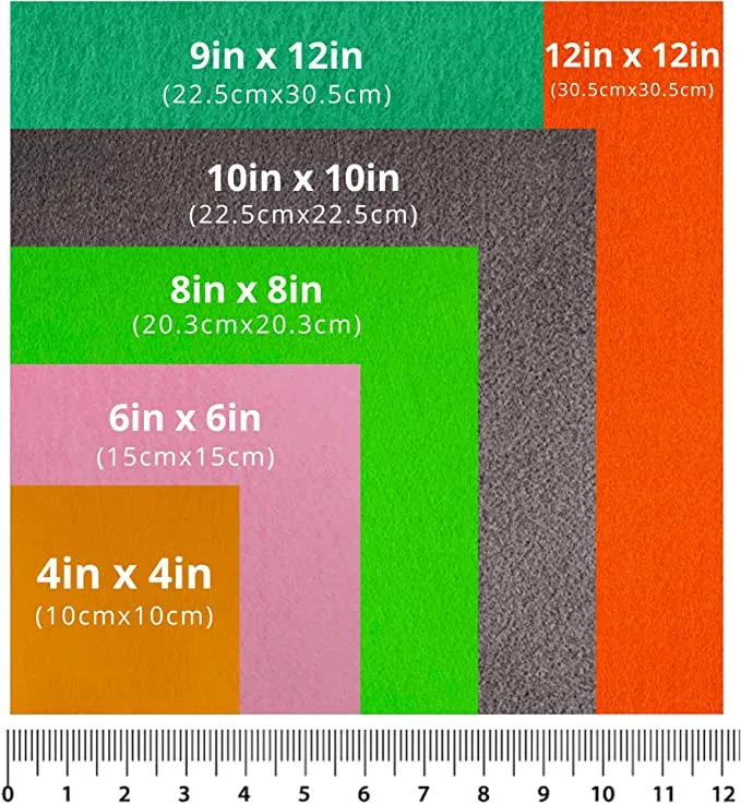 Acrylic Felt Craft Sheet Packs | Grey 451