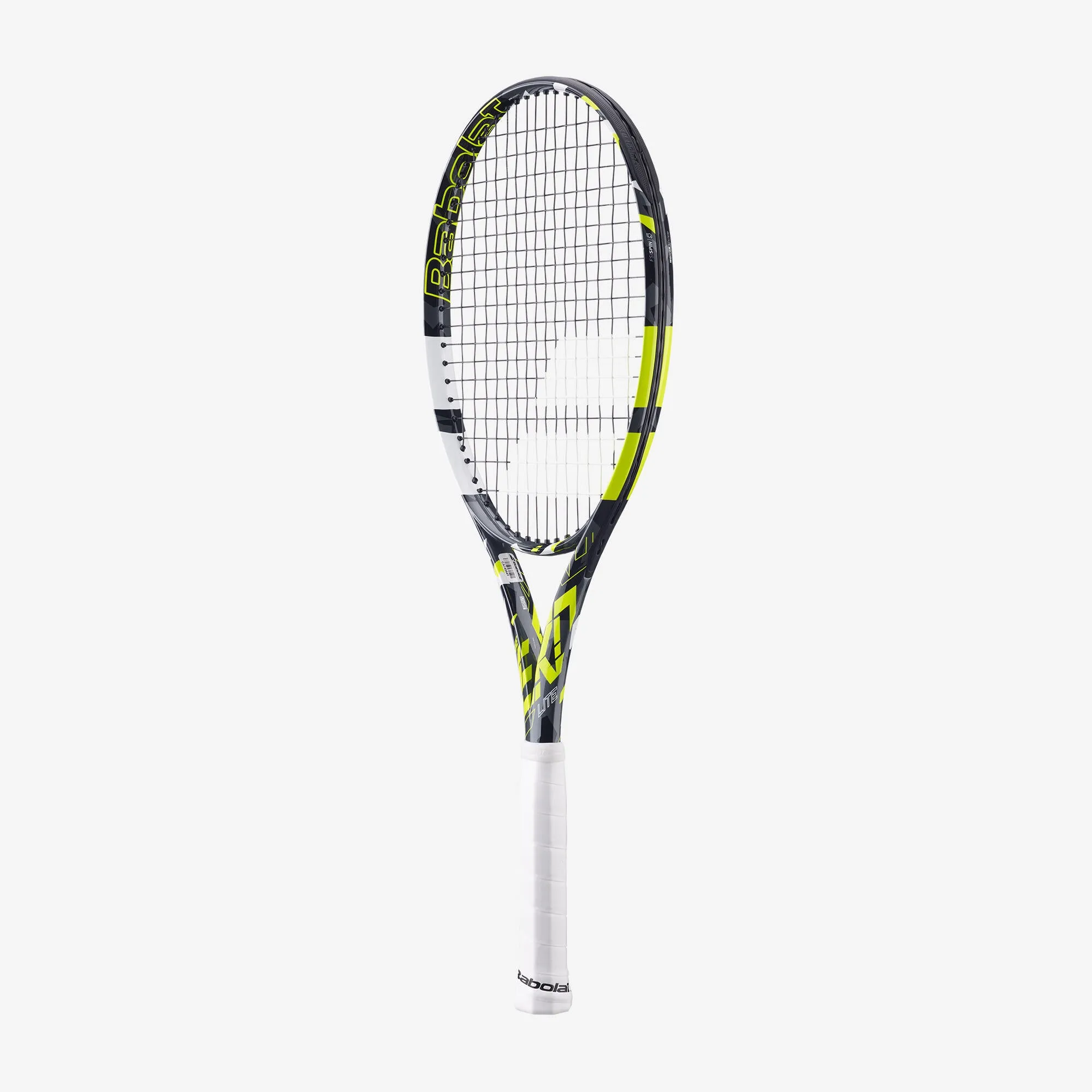 Adult tennis racket Baboloat - Pure Aero Lite Grey/Yellow 270 g BABOLAT dark grey/neon yellow/white