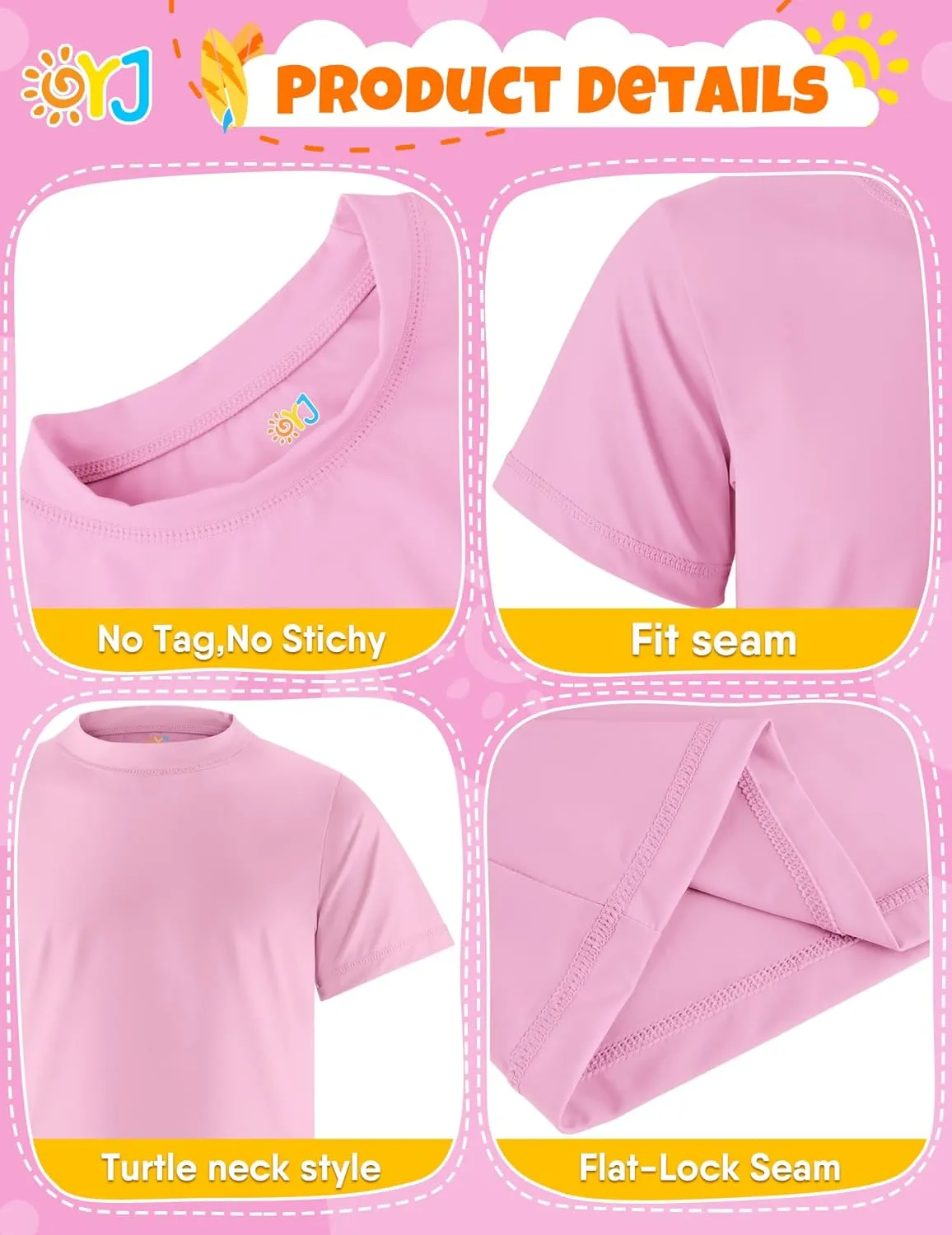 Boys Rash Guard Short Sleeve Swim Shirt UPF  50 Rashguard for Toddler Teens Water Sun Shirts Swim Wear Quick Dry