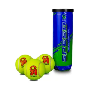 CA Speed Soft Cricket Tennis Ball (Pack of 3)