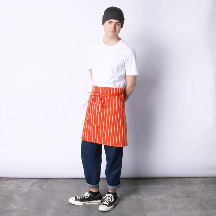 Cookman Waist Apron - Stripe : Orange