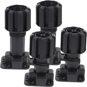 DOITOOL Adjustable Table Legs 4pcs Square Base Cabinet Feet Easy Installation for Kitchen Bathroom
