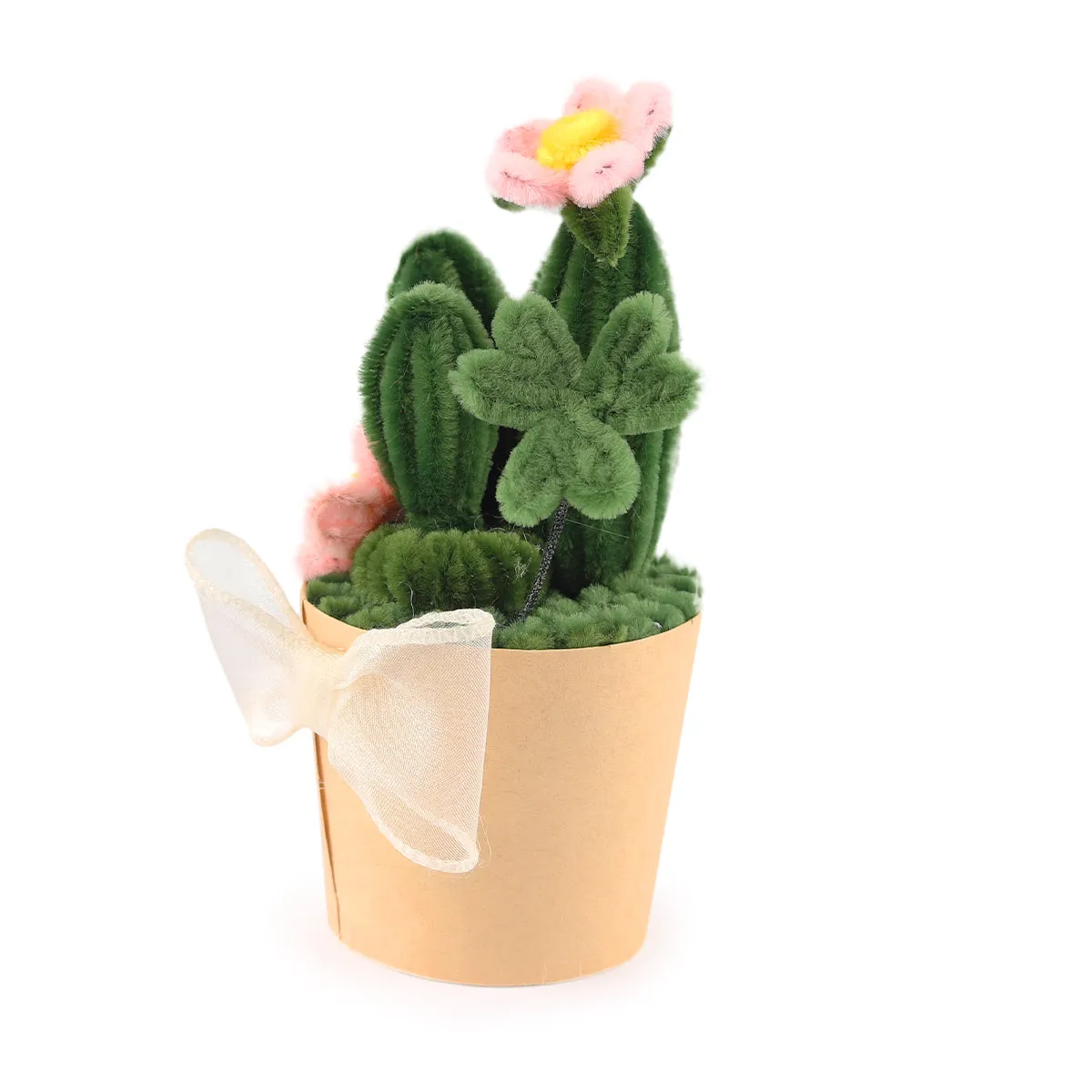 Felt Wire Cactus Pot