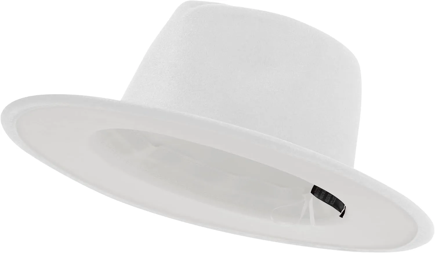 jingsha Fedora Hats for Men & Women Wide Brim Fedora Felt Panama Hat Men's Dress Hats with Belt Buckle