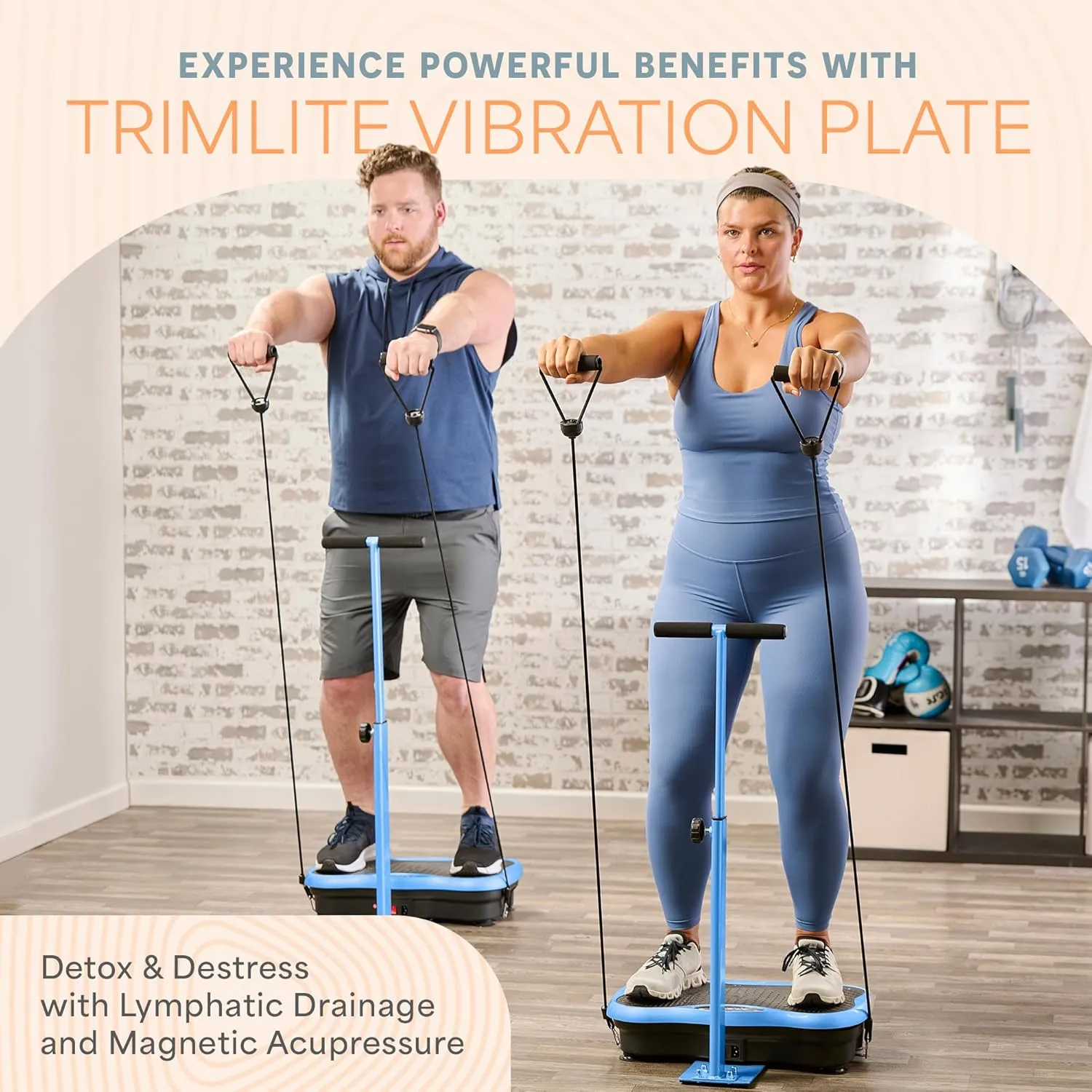 Lifepro Vibration Plate Exercise Machine with Magnetic Acupoints - Full Body Vibration Platform for Beginners and Recovery - Ideal Lymphatic Drainage Massager for Muscle Toning and Overall Fitness