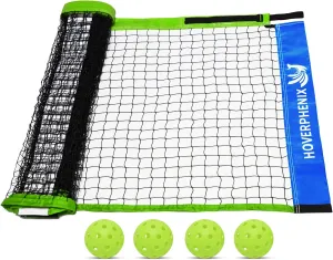 Pickleball Replacement Net 22ft x 3ft for Indoor or Outdoor Fits for Most Free-Standing Pickle Ball Frame Come with 4 Outdoor Pickle Balls (Net Only)
