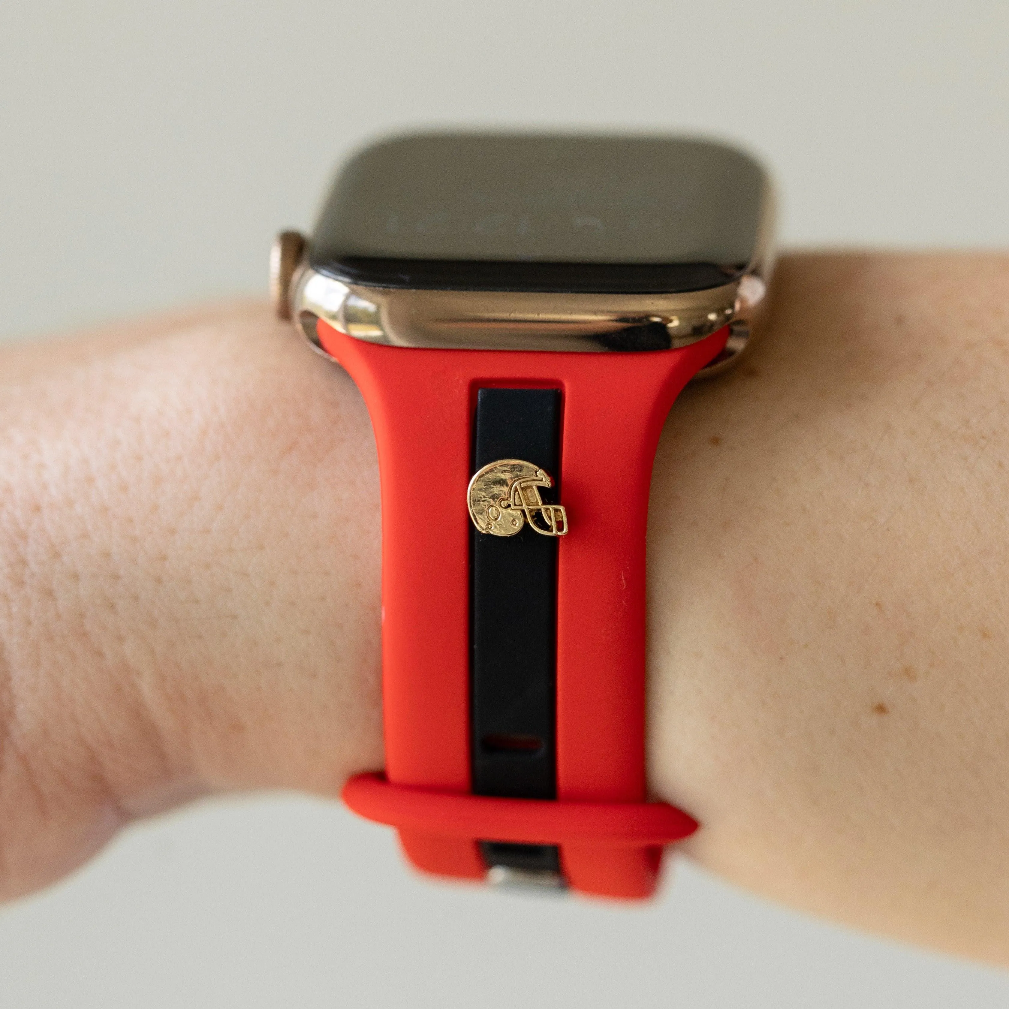 Skye Red & Black Smart Watch Band